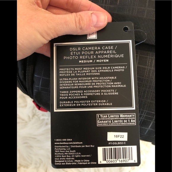 DSLR camerabag brand new with tags! - Picture 3 of 6